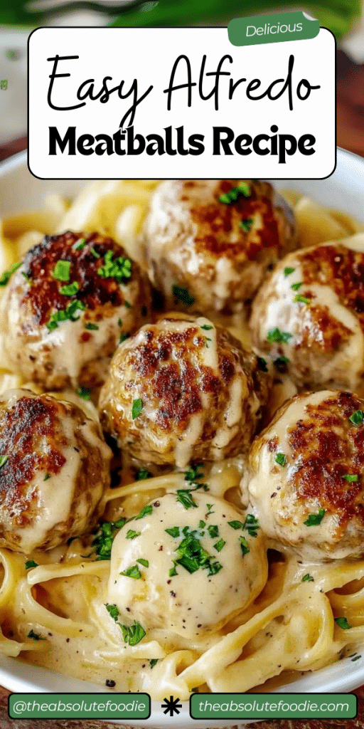 Alfredo Meatballs Recipe - The Absolute Foodie